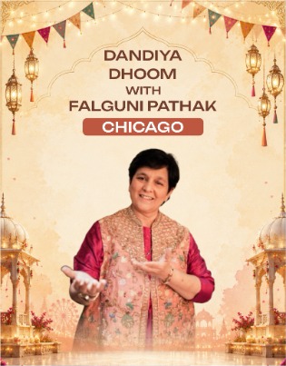 Falguni Pathak Dandiya Dhoom 2026 In Chicago