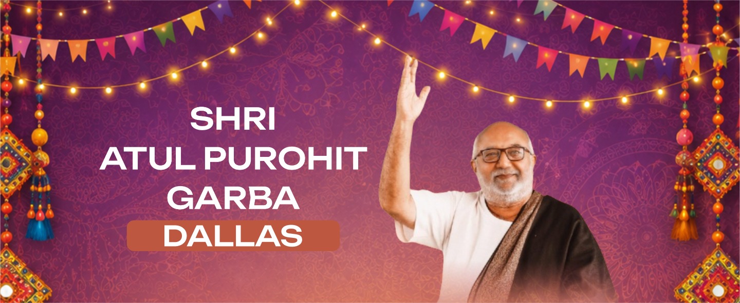 Shri Atul Purohit Garba Dallas Sep 18th 2026