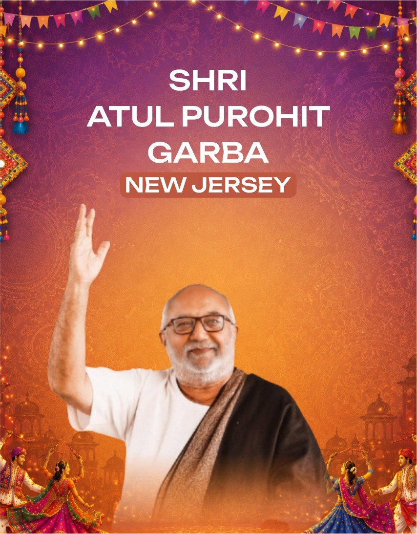 Atul Purohit Garba In New Jersey 2026 | Sept 27