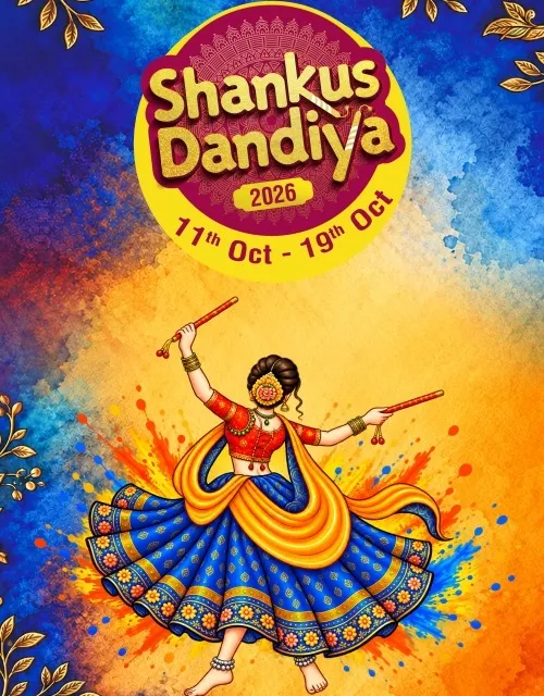 Shankus Dandiya 2026 at Karnavati Club